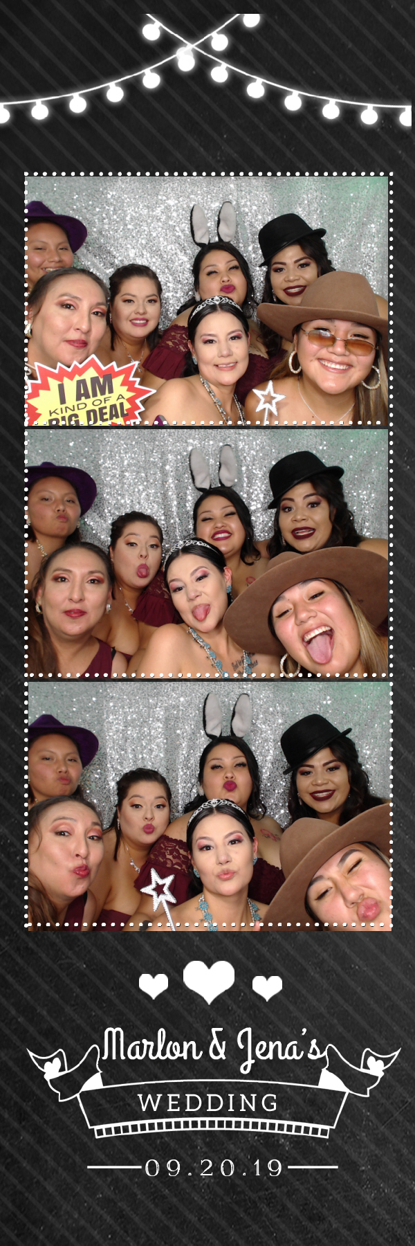 Jena and Marlon's Wedding | View more photos from the event at gallery.photoboothbillings.com/u/PhotoBoothBillings/Jena-and-Marlons-Wedding
